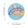 thumbnail image 3 of MasteelfCA 1 Roll Cartoon Reward Stickers Children School Reward Stickers Teacher Encouraging Sticker, 3 of 7