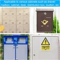 thumbnail image 5 of Sets Mailbox Lock 20mm Furniture Lock Socket Lock with Triangle Key Locker Mailbox Security Zinc Alloy Triangle Key for Cabinets, 5 of 5