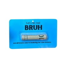 Money Holder for Cash Gifts - Handmade Funny Gift Card Holders with Rustic Design for Christmas Tree Ornaments, Birthday, Graduation Party Gifts & Celebrations