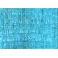 thumbnail image 1 of Ahgly Company Indoor Rectangle Abstract Light Blue Modern Area Rugs, 3' x 5', 1 of 4