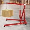 thumbnail image 4 of 2 Ton 4400 Lbs Engine Hoist Crane Folding Workshop Repair Hydraulic Lift Hoist, 4 of 25