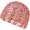 A-pink, variant on Women’s Sequin Crochet Hat Summer Beanie Handmade Bohot Skull Cap Sparkly Knit Hat for Party Travel Daily Wear