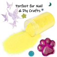 thumbnail image 3 of Polvo de glitter Estanoite 210 g amarillo neón ultrafino, 3 of 7