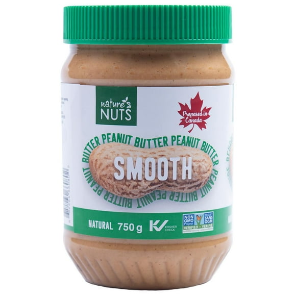 Natural Smooth Peanut Butter, 750g
