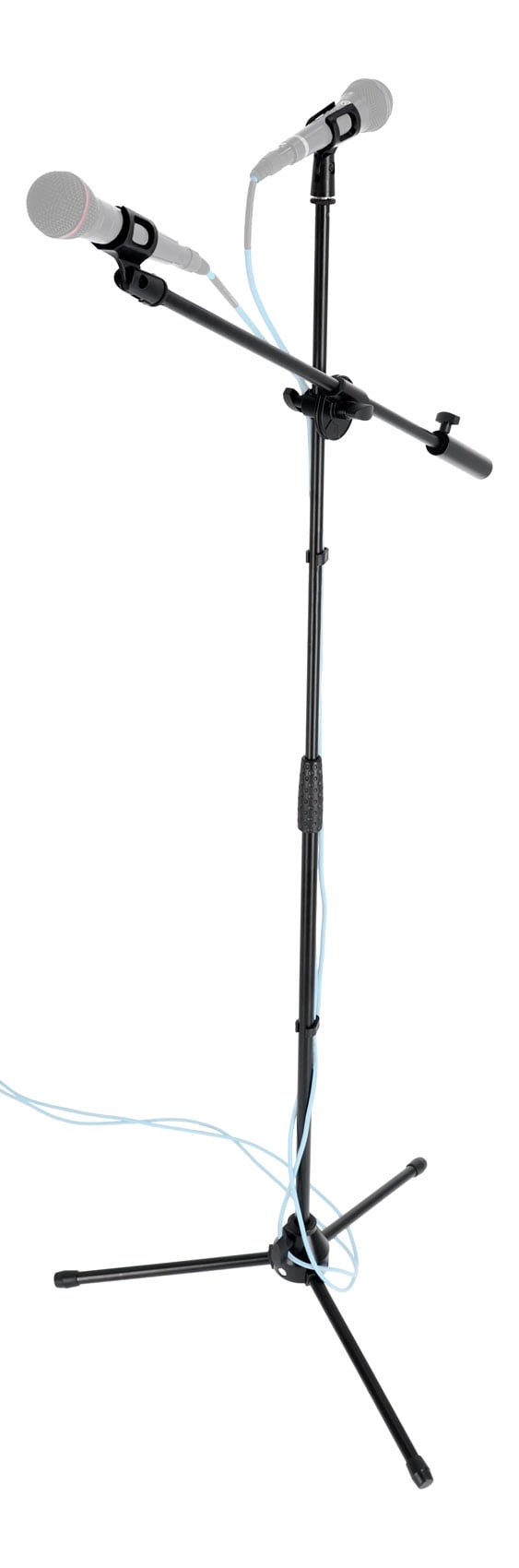 Rockville GIGSTAND DUAL Microphone+Tablet/Smartphone Mic Stand For Karaoke Party