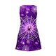 thumbnail image 5 of Vestido de Verano para las Mujeres Impresión de la Moda Bolsillo sin Mangas Cuello en V, Vestido Casual para la Playa Y Diario, 5 of 5