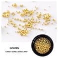 thumbnail image 7 of SPRING PARK Gold Silver Mini Metallic Caviar Nail Beads for 3D Metal Nail Ball Decoration Manicure Tools, 7 of 7