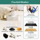 thumbnail image 3 of Fuente de agua para gatos, fuente de agua automática para perros con chorro de grifo, dispensador de agua para gatos con filtro de carbón activado, 3 of 5
