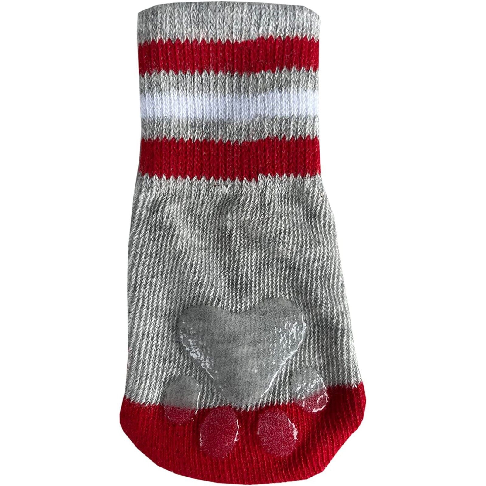 NCAA Anti Slip Dog Socks with Elastic Ribbed Top Indoor/Outdoor Paw Protection