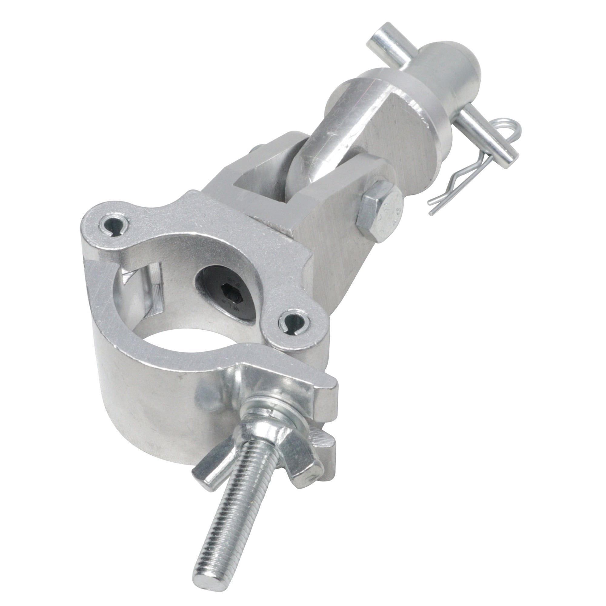 ProX T-CH17 Pro Clamp with 360-Degree Rotating and 180-Degree Hinge with Half Coupler Pin and Safety Clip