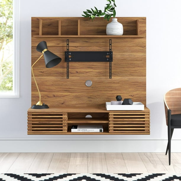 Grandstaff Floating TV Stand for TVs up to 50", Weight Capacity (lbs) 50 lb., Interior