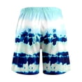 thumbnail image 6 of Rggeeun Boys Toddler Shorts Tie-Dye Pattern Elastic Waist With Adjustable Tie & Side Pockets Loose Fit Wide Leg Knee Length For Summer Outdoor Play Trendy Bottoms,Blue,9-10 Years, 6 of 6