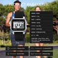 thumbnail image 5 of SKMEI Mens Digital Watch Sports Waterproof Outdoor LED Screen Large Face Wrist Watches for Men with Back Light Alarm Date Stopwatch, 5 of 9