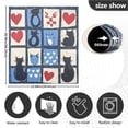 thumbnail image 5 of Yayeee Magnetic Dishwasher Cover for The Front Decoration Home Kitchen Machine Sticker Protector, Black Cats and Hearts, 5 of 6