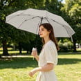 thumbnail image 4 of Travel Umbrella Compact Foldable UV Protection Folding Small Rain Umbrellas for Adults Backpack Purse Summer Beach Outdoor Daily Commute Automatic Space Saving Lightweight Windproof, 4 of 4