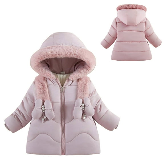 Baby Boys Winter Coat,Little Boys Girls Puffer Coat Mid-length Jackets Zipper Windproof Jacket Outwear For Toddler Baby Girls Toddler Winter Jacket Baby Girl Clothes Winter