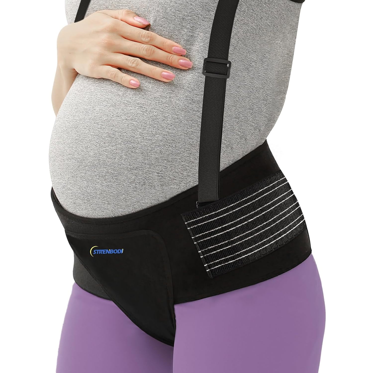Strenbodi Pelvic Support Belt Pregnancy Belly Band for Uterine Prolapse Etc, Clothing Size: XL, Size Group: S-XL