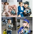 thumbnail image 4 of DolliBu Black Bear Police Officer Plush Toy - Soft Bear Cop Stuffed Animal Dress Up with Cute Cop Uniform and Cap Outfit - 12.5 Inches, 4 of 8