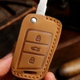 thumbnail image 4 of Car Key Fob Cover Case Protector For Volkswagen Magotan Lavida Car Key Fob Cover Flip Style Leather Case, 4 of 24