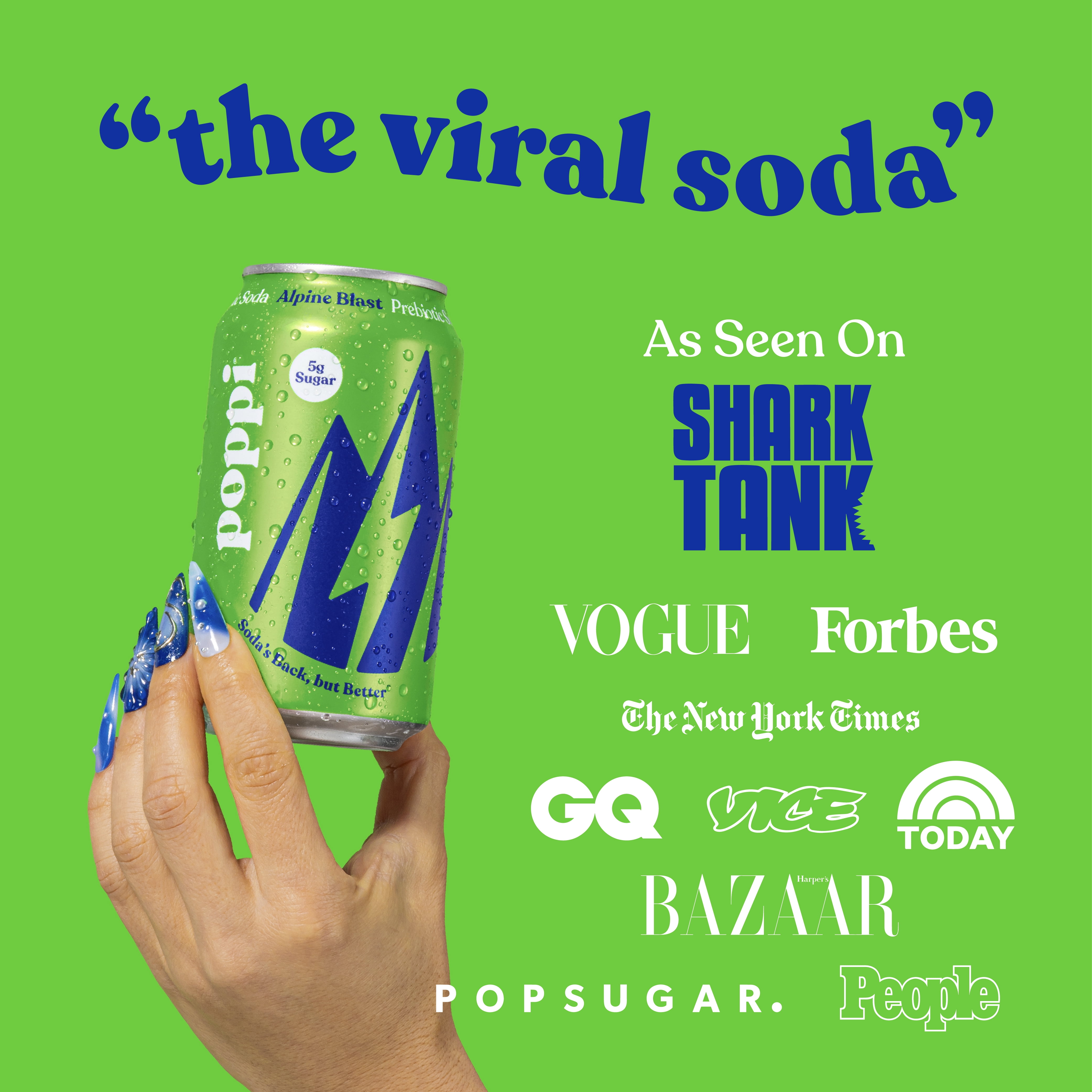 Poppi Soda Pop for Breakroom Fridge | Walmart Business - Walmart