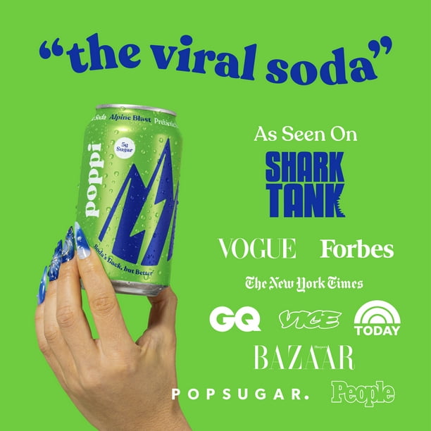 Poppi Soda Pop for Breakroom Fridge | Walmart Business - Walmart