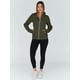 thumbnail image 5 of Sudaderas con Capucha y Cremallera para Mujer, Chaquetas de Forro , Sudaderas de Gran Tamaño, Conjuntos de Moda de Otoño, Suéteres, Ropa de Invierno. Verde S, 5 of 9