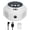 White, variant on 360 ° Ultrasonic Mice Repellent Indoor Rodent Repeller Rat Squirrel Rodent Chaser with 3 Modes 2 Strobe Lights for Kitchen Warehouse