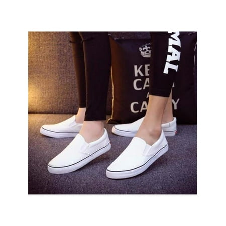 Summer Men Women Canvas Flat Slip On Casual Trainer Sneaker DIY Hand Painted (Best Way To Paint Shoes)