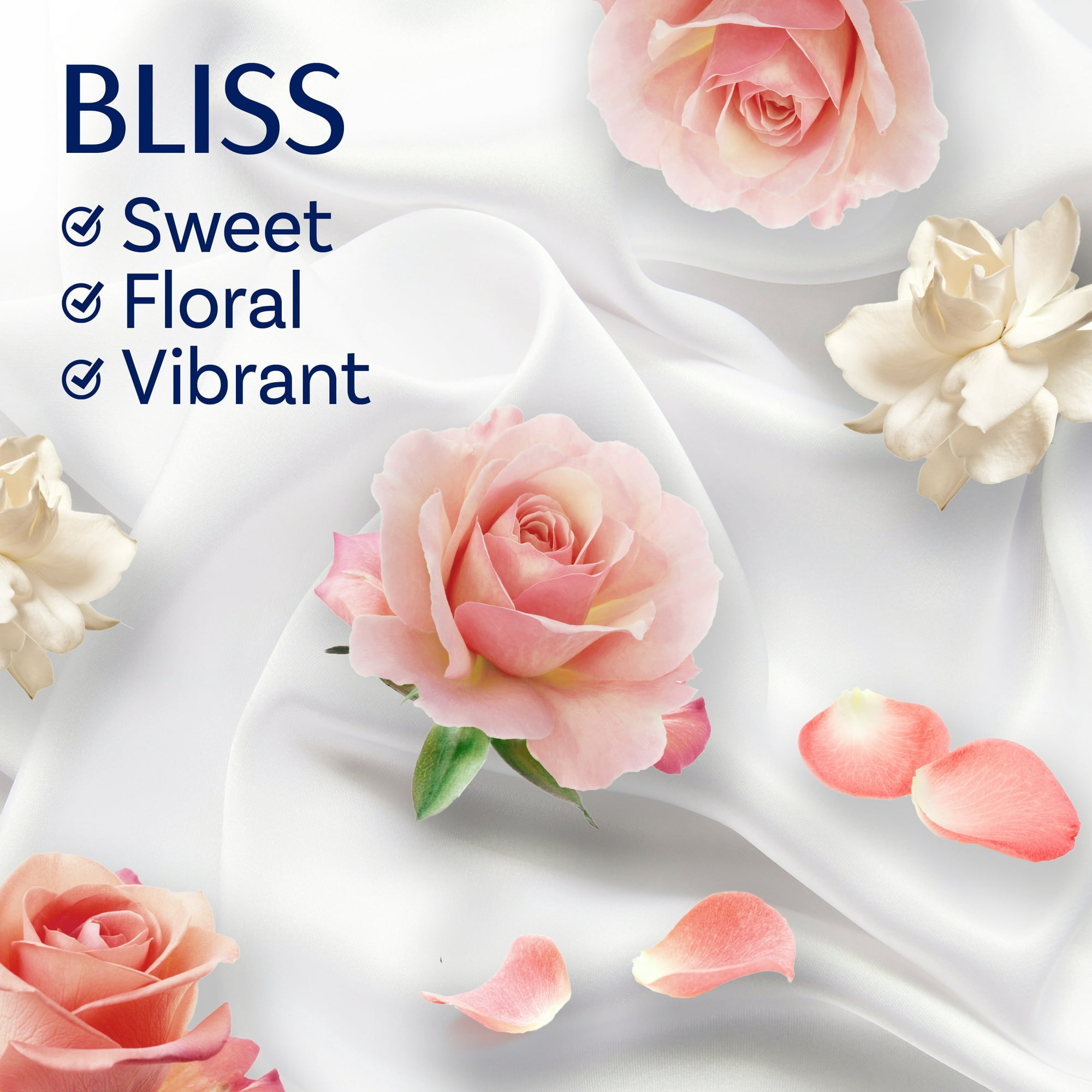 Downy Infusions Mega Dryer Sheets, BLISS, Amber and Rose, 80 Count  ( 2 Packs )