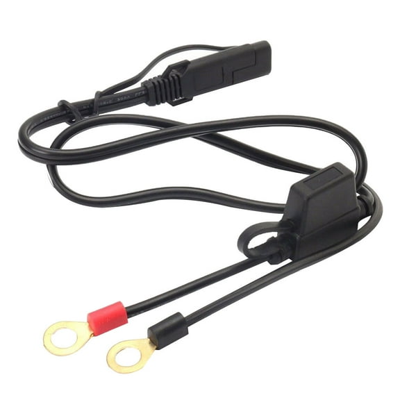 SPRING PARK Motorcycle Motorbike Battery Terminal Clamp Wire 12V Charger Adapter Cable Plug