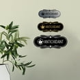 thumbnail image 3 of Designer Antioxidant Sign (Brushed Silver) - Large, 3 of 5