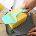 thumbnail image 2 of Fiudx Cortador de Mantequilla, Pala Multiusos para Queso, Antiadherente, Fácil de Guardar, Apto para Lavavajillas, Pelador de Verduras, Rallador de Chocolate, Ideal para Amantes Del Queso, 1 Unidad., 2 of 5