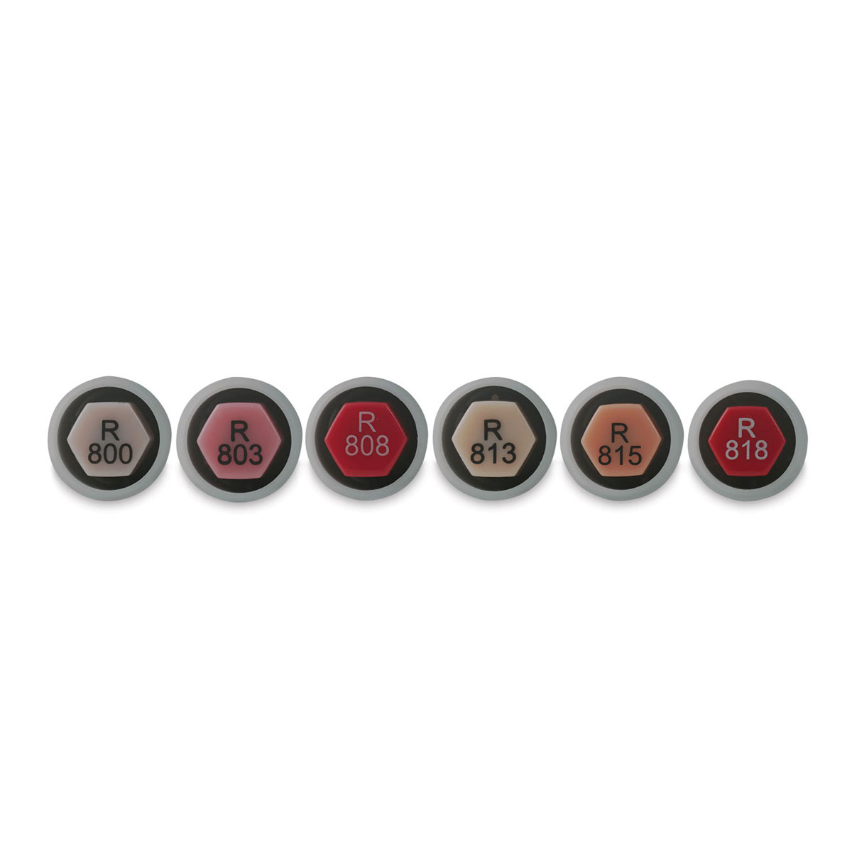 Le Plume Permanent Marker Set - Reds, Set of 6
