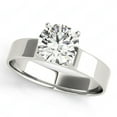 thumbnail image 3 of Round Brilliant Cut Solitaire Engagement Ring 925 Silver, 3 of 3