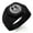 Black, variant on Stainless Steel Rokkaku Samurai Crest Engraved Hexagon Crest Flat Top Biker Style Polished Ring