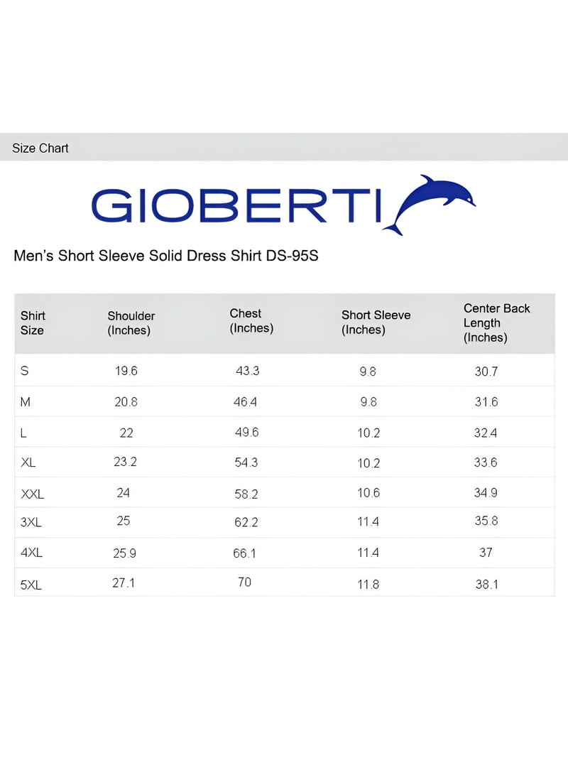 Gioberti Men's Short Sleeve Dress Shirt - Solid Burgundy, Regular Fit, Cotton-Polyester Blend, Size X-Large