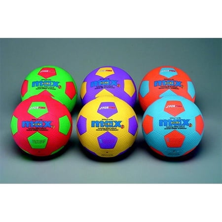 Sportime Max No 4 Soccer Balls Set of 6