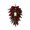 A-without light, variant on Christmas Simulated Green Wreath 24in Long, without light Artificial Greenery Hanging Swag for Door Wall, Indoor Outdoor Winter Holiday Decorations, Farmhouse Tiered Tray Accent, A