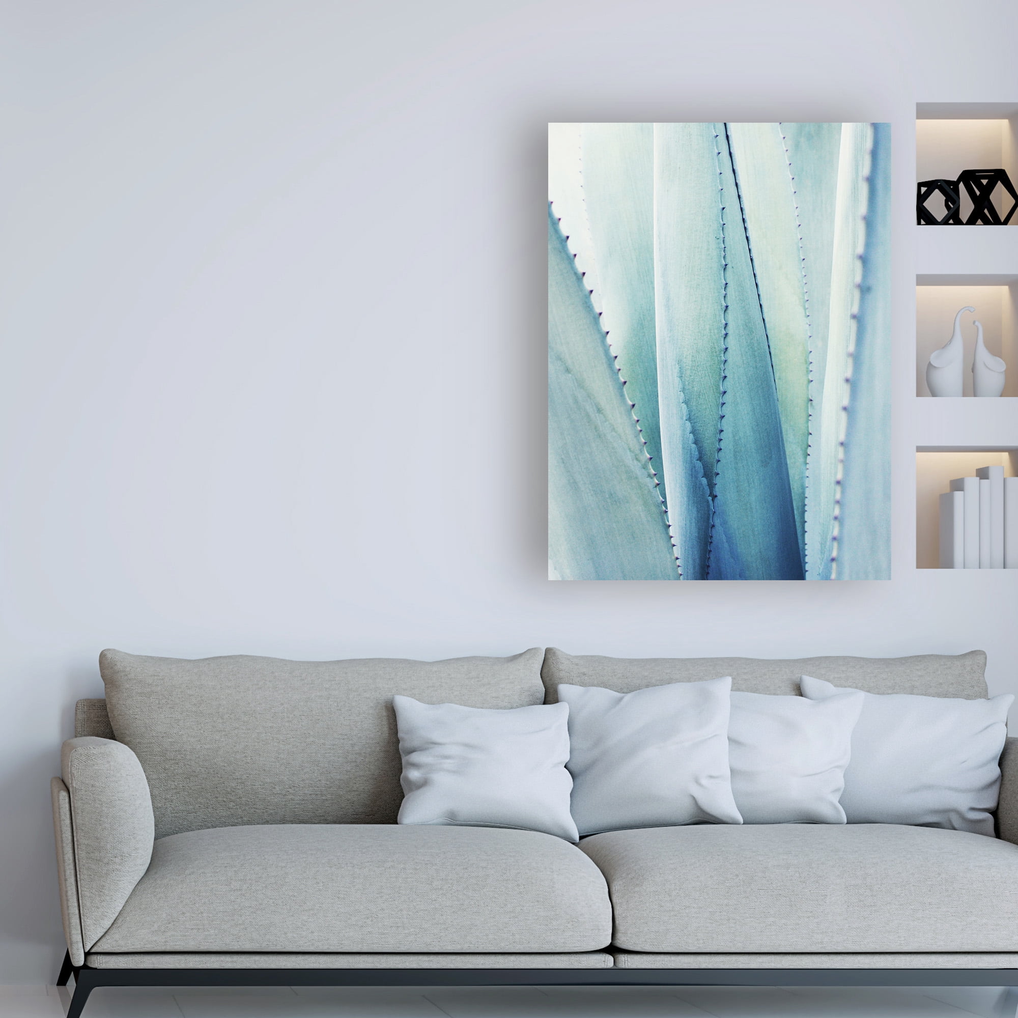 Trademark Fine Art 'Pale Blue Agave No. 1' Canvas Art by Lupen Grainn