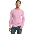 thumbnail image 3 of Jerzees Mens DRI-POWER Active Long Sleeve Crew T-Shirt, 2X, Classic Pink, 3 of 7