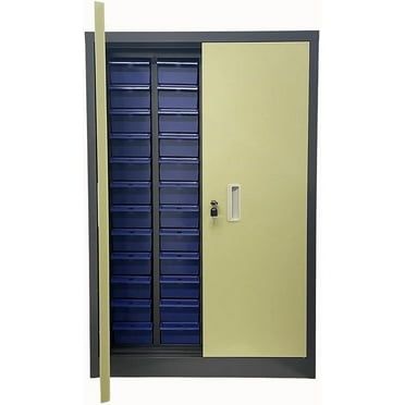 PreAsion 48 Medium drawer Parts Cabinet with door type Hardware SAtorage Cabinet Scattered Items Storage Cabinet