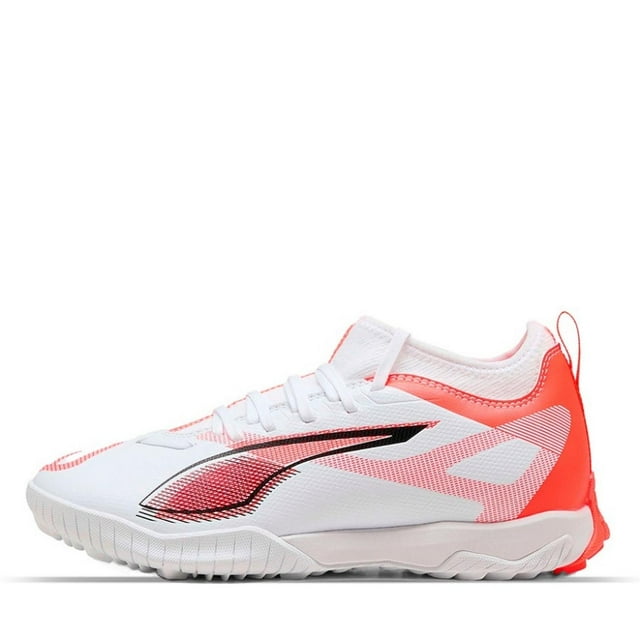 Tenis Puma Ultra 5 Match TT + MID JR UNISEX 108352-01 blanco 23