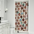 thumbnail image 2 of Sweet Treats Shower Curtain - Ice Cream Dessert Food Pattern Colorful Summer Bathroom Drapes, Waterproof Quick-Dry 36x72 Inch with Metal Grommets & 12 Hooks, 2 of 5