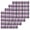 Purple, variant on Purple Black Plaid Kitchen Dish Towels for Drying Dishes Set of 4, Farmhouse Purple Black Checkered Waffle Weave Microfiber Hand Tea Bathroom Towels Quick Dry & Absorbent Towel 12x12