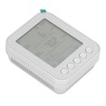 thumbnail image 4 of Detector de humedad y temperatura de dióxido de carbono recargable por USB portátil 5 en 1 plateado, 4 of 10