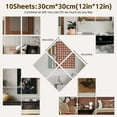 thumbnail image 2 of NEI Self Adhesive Mirror Stickers for Walls 10pack 11.8''x11.8'' Small Flexible Acrylic Wall Mirrors Decorative Peel and Stick Mirror Tiles Square 2mm Thick Stick on Mirror for Wall Door Locker, 2 of 14