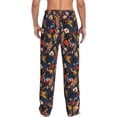 thumbnail image 3 of Xecao Orchids Flowers Men's Straight Lounge Pajama Pants: The Ultimate in Comfortable Sleepwear, 3 of 9