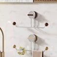 thumbnail image 4 of Wall Mounted Door Hook Suction Cup Towel Holder Hair Clip Headband Storage Rack Space Saving Bathroom Organizers, 4 of 8