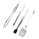 thumbnail image 3 of Herramientas portátiles y duraderas de acero inoxidable con ganchos para acampar y fiestas Kit de parrilla para barbacoa resistente al óxido, 3 of 8