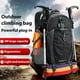 thumbnail image 5 of Mochila ligera FENGDONG impermeable 40 litros para senderismo campamento viaje color negro, 5 of 5